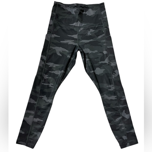 Athleta Ultimate Camo 7/8 Tights Black XSP - Picture 1 of 7